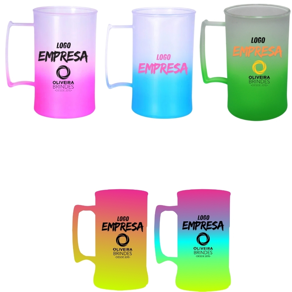 Caneca 300 ml degradê (acrílico)-ob45